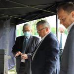 Od lewej Jan Urbanowicz, Dyrektor TDT, Andrzej Adamczyk, Minister Infrastruktury