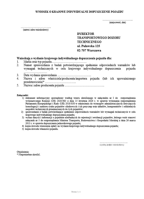 Wniosek O Dopuszczenie Podręcznika Wzór Wszystkie dokumenty i formularze stosowane w TDT - TDT