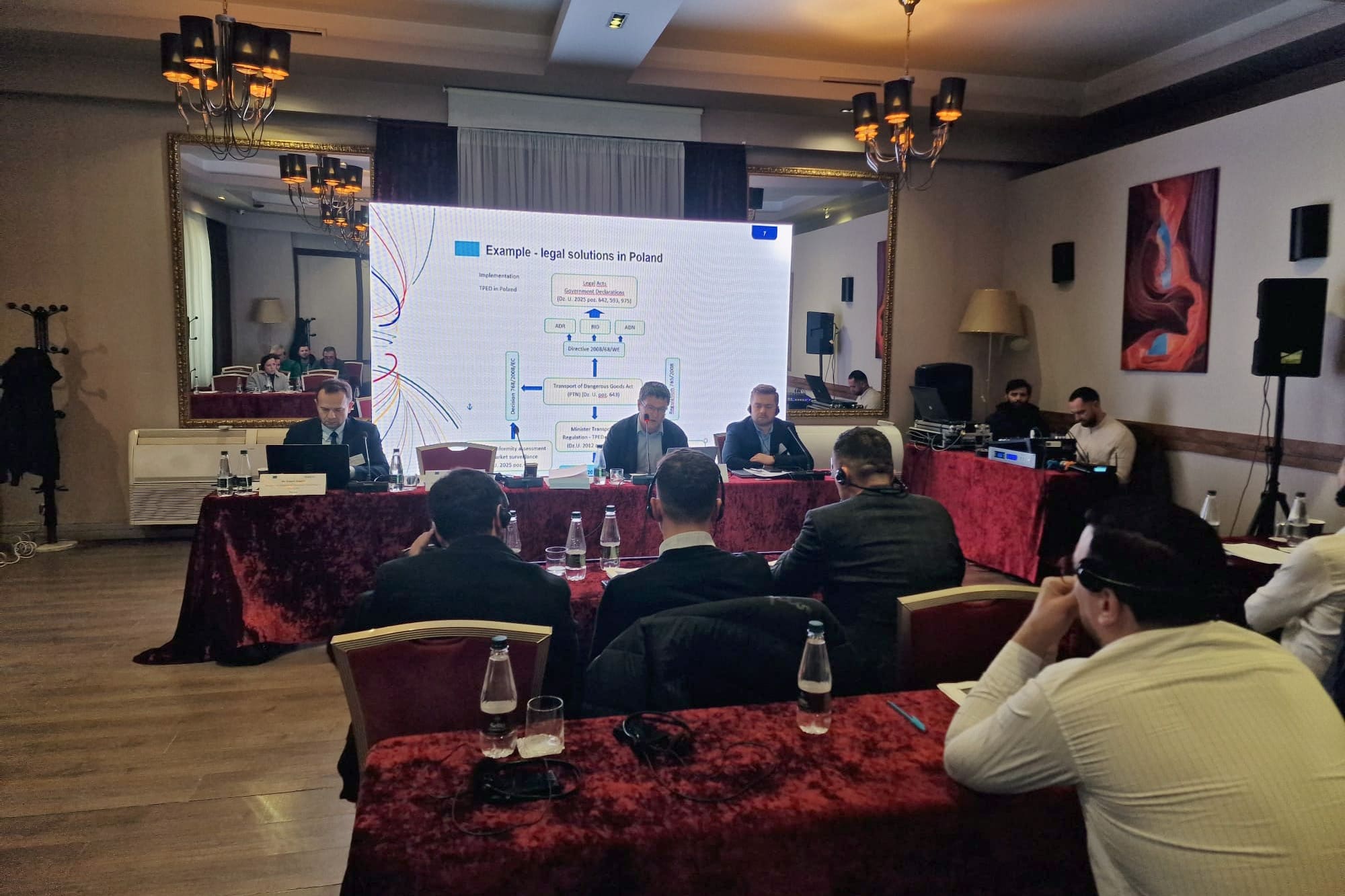 Spotkanie TEIEX Preplekcja podczas spotkania TEIEX