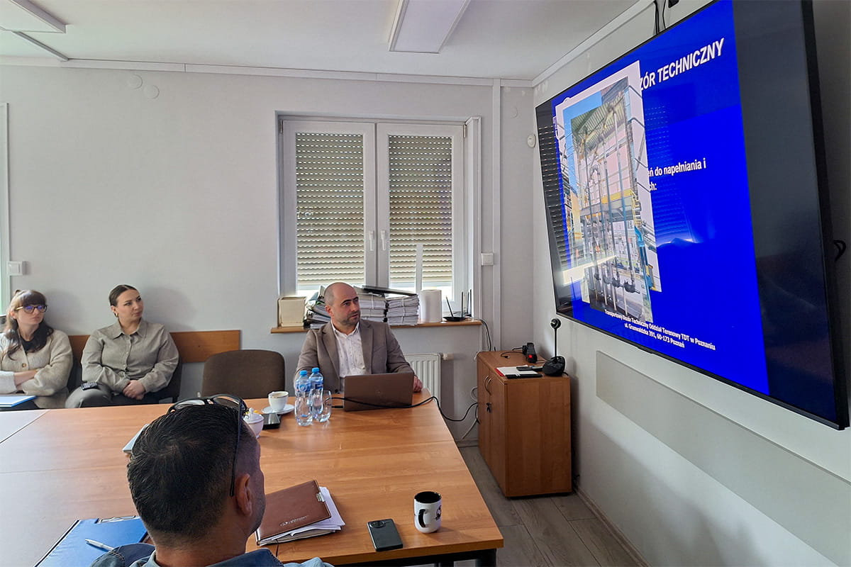 Szkolenie dla inspektorów Wojewódzkiego Inspektoratu Ochrony Środowiska w Zielonej Górze.