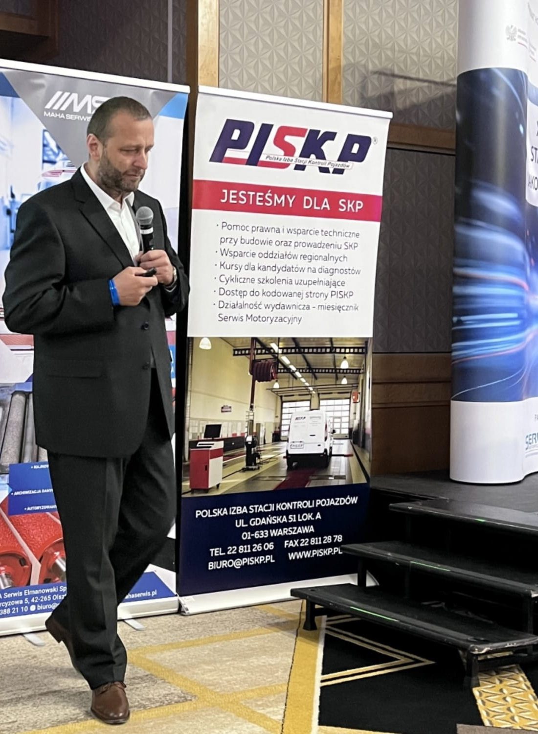 Sławomir Sikora - zdjęcie na konferenecji PISKP Sławomir Sikora - zdjęcie na konferenecji PISKP